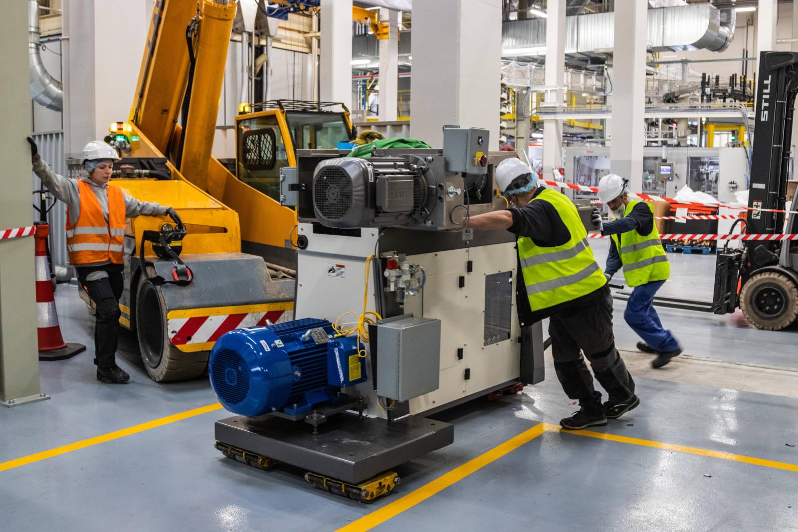 démontage sécurisé de machines, lignes de production et sites industriels