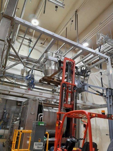 Structure en inox 304L pour l’agroalimentaire 