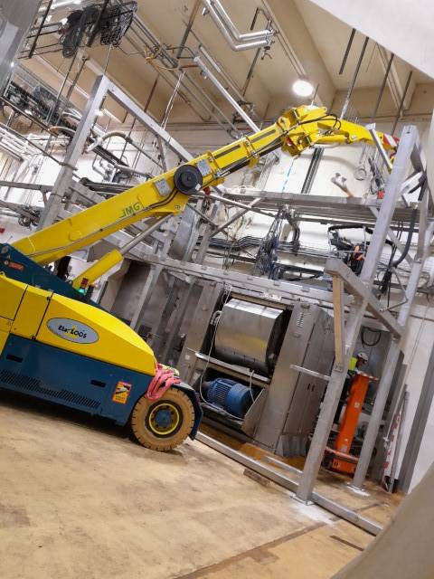 structure en inox 304L pour une boulangerie industrielle en Île-de-France