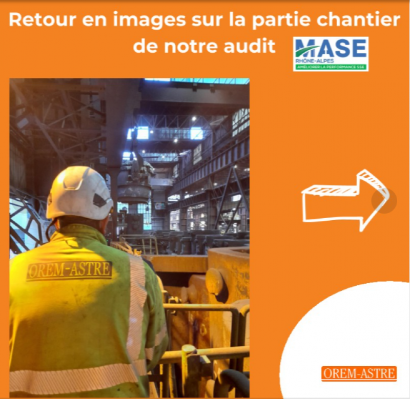 Renouvellement de nos certifications MASE pour OREM-ASTRE de Lyon et de Saint-Etienne