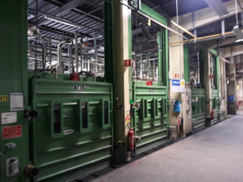 Exemple d'équipements démontés