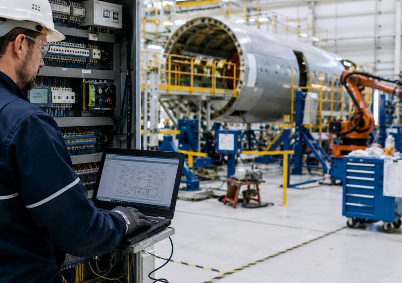 Prestataire de maintenance industrielle pour les sites de production aéronautiques
