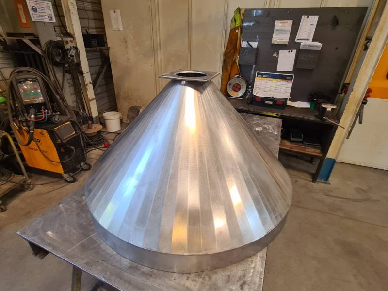 Travaux neufs de chaudronnerie inox