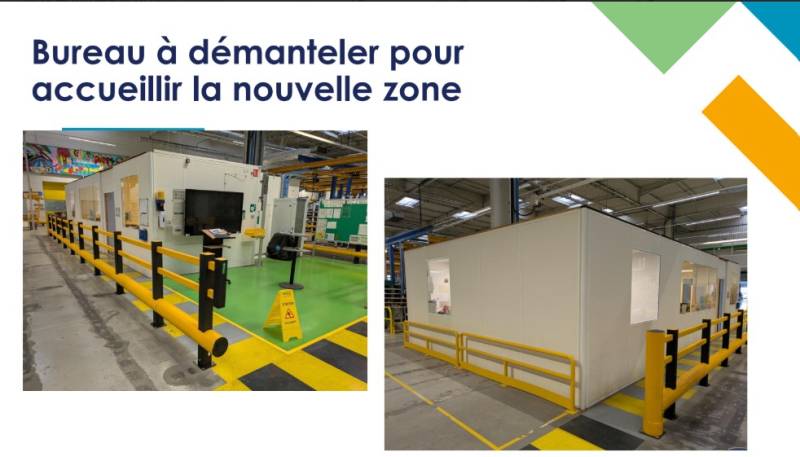 Réorganisation d'un atelier industriel 